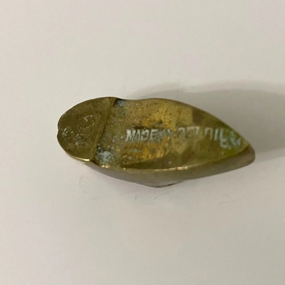 Vintage Collectible Miniature Dutch Shoe Clog Made In Belgium 1 1/4  Inch - Picture 7 of 11